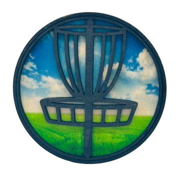 Disc Golf Car Air Freshener Laser Engraved Wood Vent Clip On CHOOSE COLOR - Picture 8 of 8